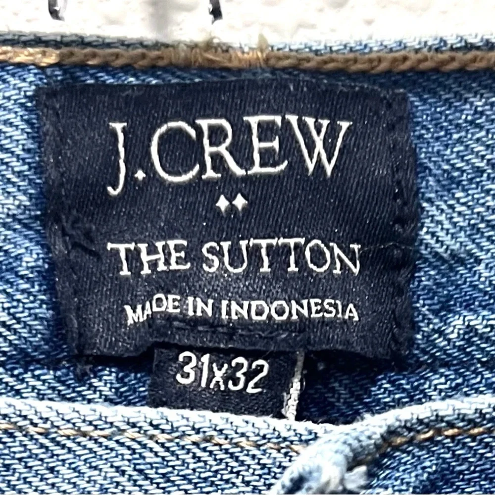 J. Crew Blue The Sutton Straight Jeans Classic Style‎ 31x 32